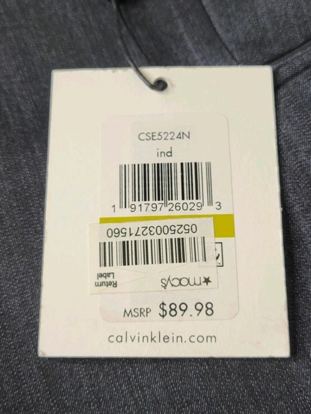 Calvin Klein Blazer Women Size 14 Gray Single Vent 3 Pockets 1 Button Lined New - Picture 7 of 15